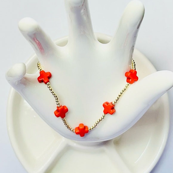 Gold beaded bracelets - Picture 10 of 14